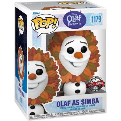 Funko Pop! Disney Olaf Presents - Olaf come Simba 1179 Edizione Speciale Funko Pop! Disney Olaf Presents - Olaf come Simba 1179 Edizione Speciale