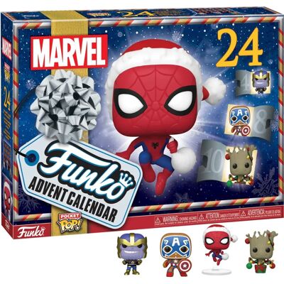 Funko Marvel Holiday Pocket Pop! Vinyl Calendrier de l'Avent - Calendrier de l'Avent Funko Marvel Holiday Pocket Pop! Vinyl Calendrier de l'Avent - Calendrier de l'Avent