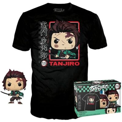 Zestaw Funko POP figurka i koszulka Tanjiro Kamado - Demon Slayer Zestaw Funko POP figurka i koszulka Tanjiro Kamado - Demon Slayer