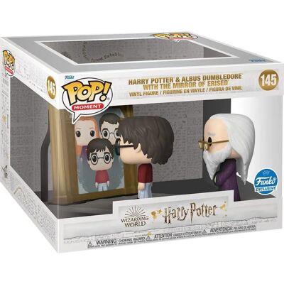 Funko Pop! Moment: Mundo Mágico Harry Potter - Harry Potter & Albus Dumbledore Con el Espejo de Erised n° 145 Funko Pop! Moment: Mundo Mágico Harry Potter - Harry Potter & Albus Dumbledore Con el Espejo de Erised n° 145