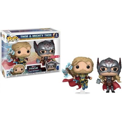 Funko Pop! Marvel Thor: Miłość i Burza - & - Thor & Mighty Thor 2 Pack Funko Pop! Marvel Thor: Miłość i Burza - & - Thor & Mighty Thor 2 Pack