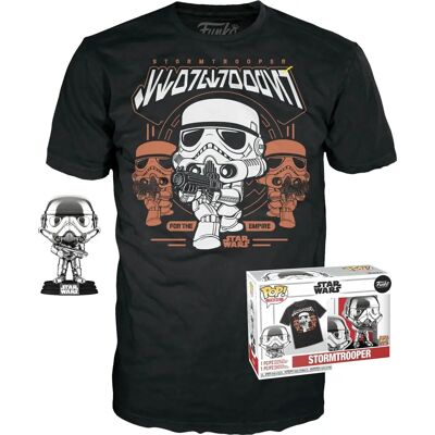 Funko Stormtrooper Silver Metallic T-Shirt - Star Wars Funko Stormtrooper Silver Metallic T-Shirt - Star Wars