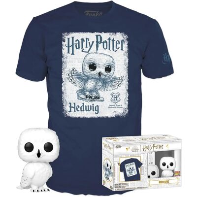 Conjunto Funko Harry Potter Hedwig con Pop! y camiseta Conjunto Funko Harry Potter Hedwig con Pop! y camiseta