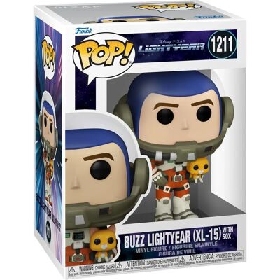 Funko Pop! Disney Pixar Lightyear - Buzz Lightyear (XL-15) con Sox Funko Pop! Disney Pixar Lightyear - Buzz Lightyear (XL-15) con Sox