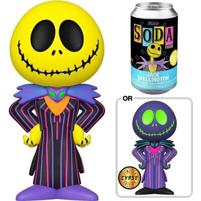 Funko Jack Skellington Black Light Vinyl Soda - Nightmare Before Christmas Funko Jack Skellington Black Light Vinyl Soda - Nightmare Before Christmas