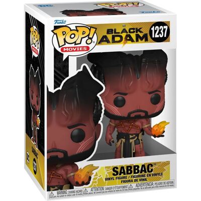 Funko Black Adam Sabbac Vinyl Figur - 9 cm - POP! Movies - FK64194 Funko Black Adam Sabbac Vinyl Figur - 9 cm - POP! Movies - FK64194