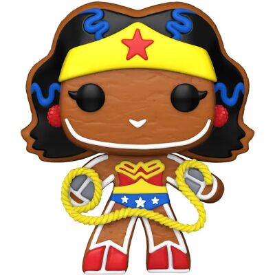Funko Pop! DC Super Heroes Holiday - Mulher Maravilha de Gengibre Funko Pop! DC Super Heroes Holiday - Mulher Maravilha de Gengibre