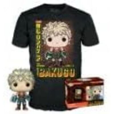 Funko Katsuki Bakugo Metallic Vinyl Figur & T-Shirt Set Funko Katsuki Bakugo Metallic Vinyl Figur & T-Shirt Set
