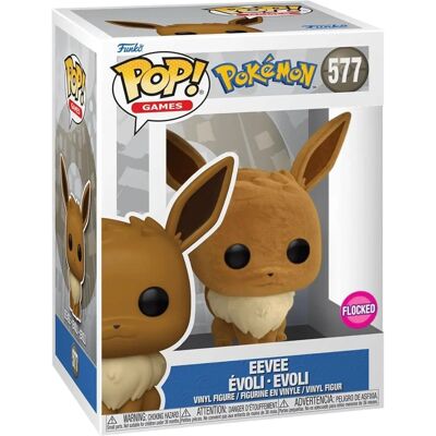 Figurine en vinyle Évoli Floconné - Pokémon - Publicité Figurine en vinyle Évoli Floconné - Pokémon - Publicité