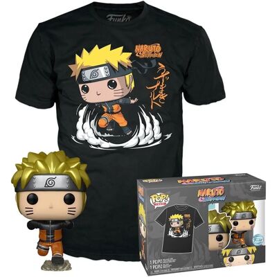 Funko Uzumaki Naruto - Figura in vinile e T-shirt - Esclusiva Funko Uzumaki Naruto - Figura in vinile e T-shirt - Esclusiva