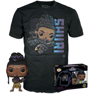 Funko Black Panther Shuri T-shirt phosphorescent FK64877S - Publicité Funko Black Panther Shuri T-shirt phosphorescent FK64877S - Publicité