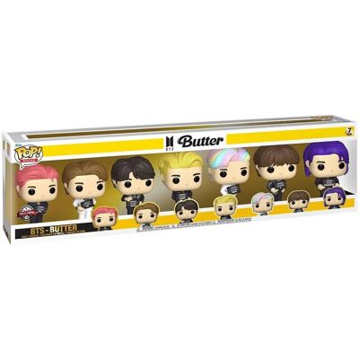 Funko Pop! Rocks BTS 7 Pack Butter - Publicité Funko Pop! Rocks BTS 7 Pack Butter - Publicité