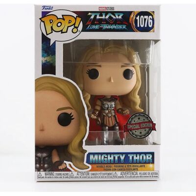 Funko Thor: Love and Thunder Mighty Thor Figura de vinilo - Vinilo - FK65012 Funko Thor: Love and Thunder Mighty Thor Figura de vinilo - Vinilo - FK65012