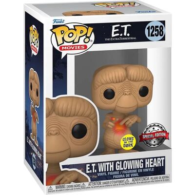 Funko E.T. 40° Anniversario Figura in Vinile Luminescente - Collezionabile Funko E.T. 40° Anniversario Figura in Vinile Luminescente - Collezionabile