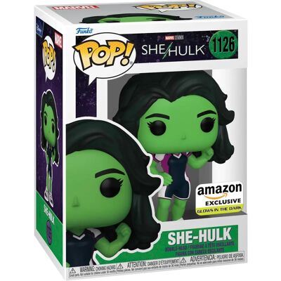 Funko She-Hulk som lyser i mörkret vinylfigur - Samlar Marvel leksak Funko She-Hulk som lyser i mörkret vinylfigur - Samlar Marvel leksak