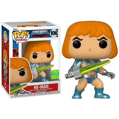 Figura da collezione Funko Pop He-Man Laser Power - Giocattolo in vinile Figura da collezione Funko Pop He-Man Laser Power - Giocattolo in vinile