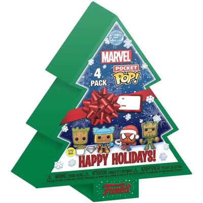 Funko Pop! Pocket - Marvel Buone Feste (4 Pacchetto) Funko Pop! Pocket - Marvel Buone Feste (4 Pacchetto)