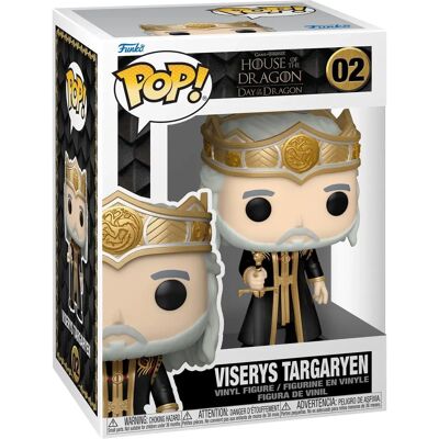 Funko Pop! TV Juego de Tronos: Casa del Dragón - Viserys Targaryen Funko Pop! TV Juego de Tronos: Casa del Dragón - Viserys Targaryen