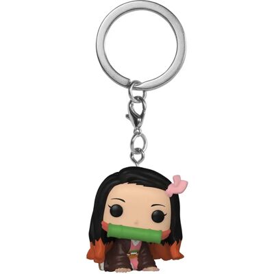 Funko Nezuko Kamado Pocket Sleutelhanger - Demon Slayer Verzamelobject Funko Nezuko Kamado Pocket Sleutelhanger - Demon Slayer Verzamelobject