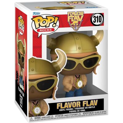 Funko Pop! Vinylfigur Flavor Flav - Sammlerstück Rockmusik Funko Pop! Vinylfigur Flavor Flav - Sammlerstück Rockmusik