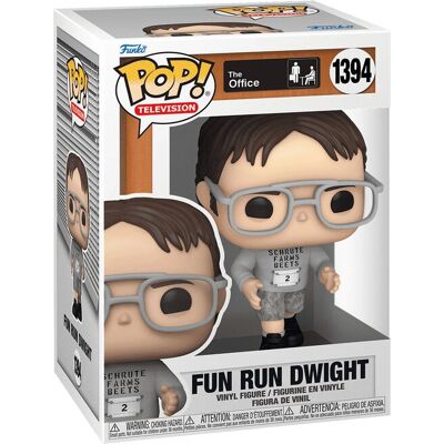 Funko Fun Run Dwight Figura de Vinil - Brinquedo Colecionável de Série de TV Funko Fun Run Dwight Figura de Vinil - Brinquedo Colecionável de Série de TV