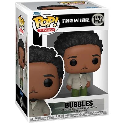 Funko Pop! Televisione: The Wire - Bubbles N°1422 Funko Pop! Televisione: The Wire - Bubbles N°1422