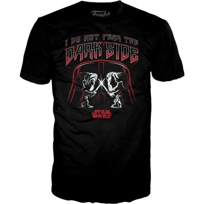 Funko Star Wars Anakin vs Obi-Wan Black Crewneck T-Shirt - Apparel Funko Star Wars Anakin vs Obi-Wan Black Crewneck T-Shirt - Apparel