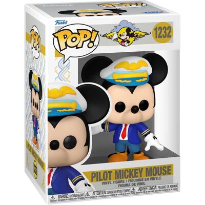 Funko Disney Mickey Mouse Waltův Letadlo Pilot - Akční figurka Funko Disney Mickey Mouse Waltův Letadlo Pilot - Akční figurka