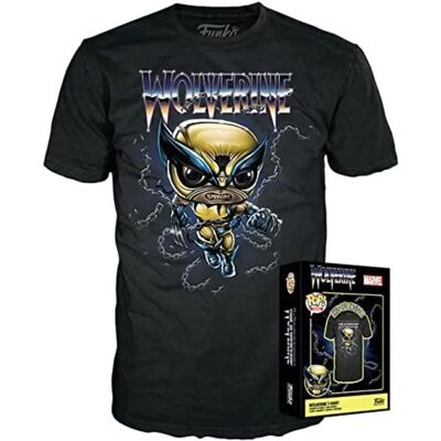 Funko Marvel Wolverine T-Shirt - Schwarz - T-Shirt Funko Marvel Wolverine T-Shirt - Schwarz - T-Shirt