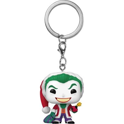 Funko Joker Sleutelhanger - DC Comics Holiday 2022 Pocket Pop! Vinyl Display Funko Joker Sleutelhanger - DC Comics Holiday 2022 Pocket Pop! Vinyl Display