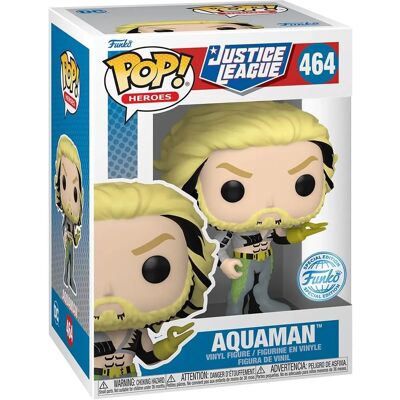 Funko Aquaman - Liga de la Justicia Figura de Vinilo - 9cm Funko Aquaman - Liga de la Justicia Figura de Vinilo - 9cm