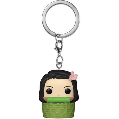 Funko Nezuko Kamado Pocket Keychain - Demon Slayer Keyring Funko Nezuko Kamado Pocket Keychain - Demon Slayer Keyring