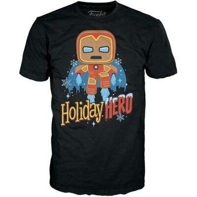 Funko Marvel Pain d'Épice Iron Man L T-shirt - Publicité Funko Marvel Pain d'Épice Iron Man L T-shirt - Publicité