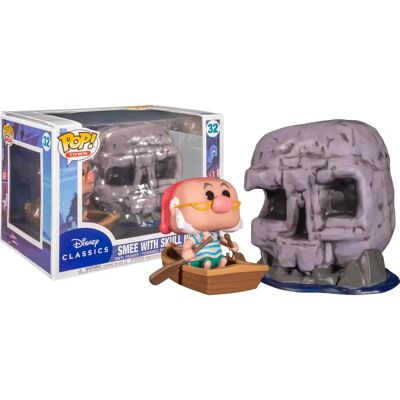 Funko Pop! Ciudad Disney Clásicos Peter Pan - Smee Con Roca Calavera Funko Pop! Ciudad Disney Clásicos Peter Pan - Smee Con Roca Calavera