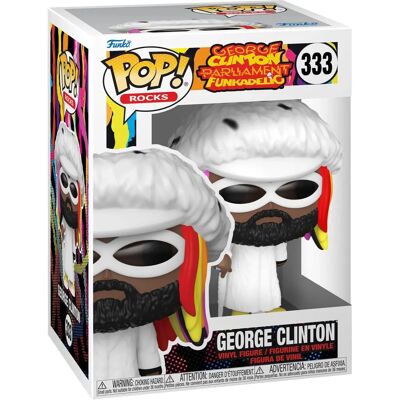 Figura in vinile Funko George Clinton - Pop! Rocks, 4 pollici Figura in vinile Funko George Clinton - Pop! Rocks, 4 pollici