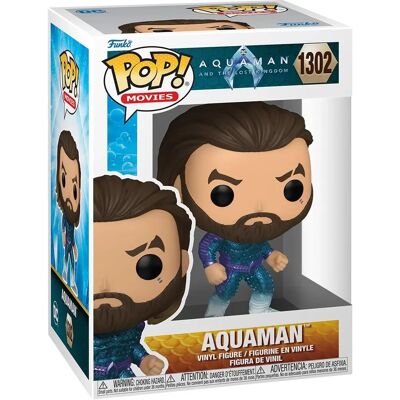 Funko Pop! Movies: DC Aquaman And The Lost Kingdom - Aquaman N°1302 Funko Pop! Movies: DC Aquaman And The Lost Kingdom - Aquaman N°1302
