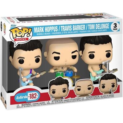 Funko Pop! Rocks Blink-182 3-Pack - Figure in Vinile Funko Pop! Rocks Blink-182 3-Pack - Figure in Vinile