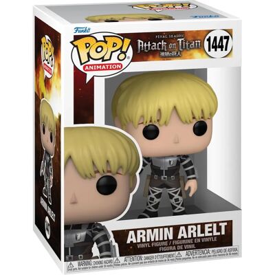 Funko Pop! Animação: Ataque dos Titãs - Armin Arlelt 1447 Funko Pop! Animação: Ataque dos Titãs - Armin Arlelt 1447
