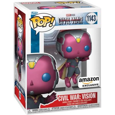 Funko Pop! Marvel Captain America Civil War - Vision Scene - Figurine - Publicité Funko Pop! Marvel Captain America Civil War - Vision Scene - Figurine - Publicité