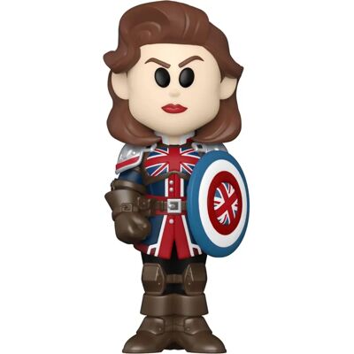 Funko Marvel Captain Carter Vinyl Soda - Serie: What If? - 10 cm Funko Marvel Captain Carter Vinyl Soda - Serie: What If? - 10 cm