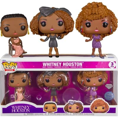 Funko Whitney Houston Diamond Glitter 3er-Pack - Action Figur Funko Whitney Houston Diamond Glitter 3er-Pack - Action Figur