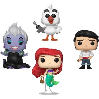 Funko Pop! Disney Mała syrenka - Ariel / Książę Eric / Scuttle / Ursula 4 Pak Funko Pop! Disney Mała syrenka - Ariel / Książę Eric / Scuttle / Ursula 4 Pak