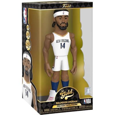 Funko Brandon Ingram 12" Vinile Oro NBA Pelicans - Figura da Collezione Funko Brandon Ingram 12" Vinile Oro NBA Pelicans - Figura da Collezione