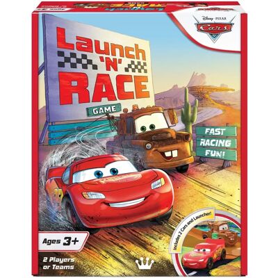 Funko Games Lightning McQueen Mater Lancement et Course Jeu de Plateau - Jeu - Publicité Funko Games Lightning McQueen Mater Lancement et Course Jeu de Plateau - Jeu - Publicité