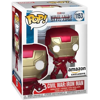 Funko Iron Man Capitan America Guerra Civile - Figura Collezionabile Funko Iron Man Capitan America Guerra Civile - Figura Collezionabile