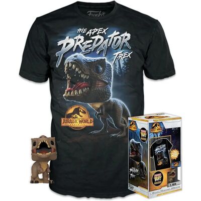 Funko Jurassic World T-Rex Kinder-Set - Action Figur & T-Shirt Funko Jurassic World T-Rex Kinder-Set - Action Figur & T-Shirt