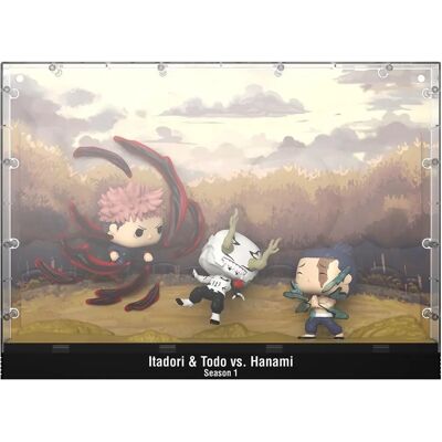 Funko Pop Jujutsu Kaisen Itadori & Todo contro Hanami - Figurine in Vinile 9cm Funko Pop Jujutsu Kaisen Itadori & Todo contro Hanami - Figurine in Vinile 9cm