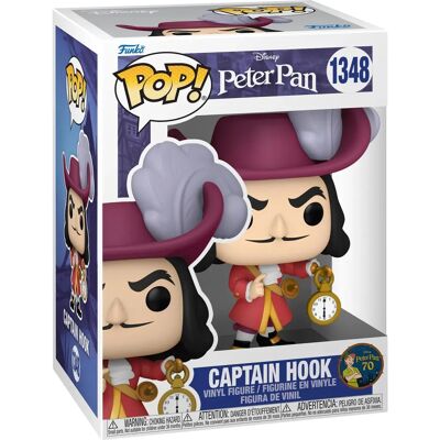 Funko Pop! Disney Peter Pan 70 - Capitan Uncino N°1348 Funko Pop! Disney Peter Pan 70 - Capitan Uncino N°1348