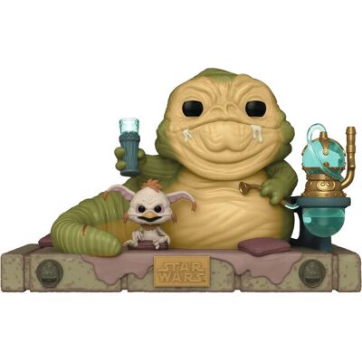 Funko Pop! Star Wars: Le Retour des Jedi (40ème Anniversaire) - Jabba The Hut & Salacious B. Crumb - Publicité Funko Pop! Star Wars: Le Retour des Jedi (40ème Anniversaire) - Jabba The Hut & Salacious B. Crumb - Publicité