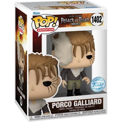 Funko Pop Attack on Titan Porco Galliard - Édition Spéciale - Figurine Funko Pop Attack on Titan Porco Galliard - Édition Spéciale - Figurine